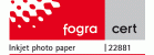 Fogracert: 10 Bl. Fotopapier Seresa HiQ Seidenglanz doppelseit.