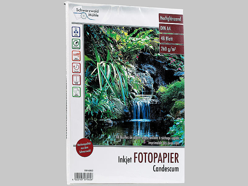 ; Schwere Fotopapiere & -Kartons für Tintenstrahldrucker 