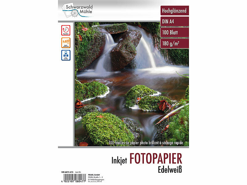 ; Schwere Fotopapiere & -Kartons für Tintenstrahldrucker 